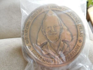 CY SCOUT BSA 1981 OA NOAC FIBBIA CINTURA ORDINE NAZIONALE DELLA CONFERENZA FRECCIA WWW - Foto 1 di 7