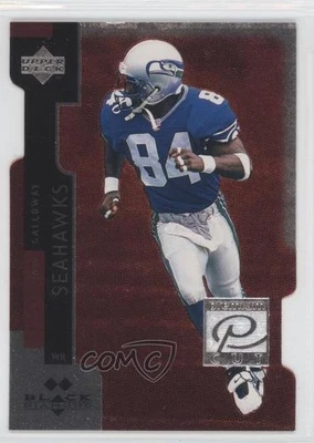 1998 Upper Deck Black Diamond Premium Cut Double Diamond Joey Galloway #PC14 - Image 1 of 2