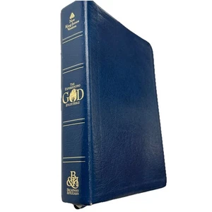 Experiencing God NKJV Study Bible Broadman Holman Blue Bonded Leather Index 1994 - Imagen 1 de 20