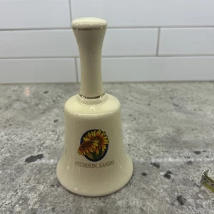 Vintage Ceramic Atchison Kansas Bell Keepsake - Picture 1 of 7