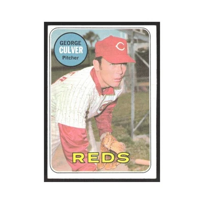 1969 Topps High Number George Culver Reds #635 - Image 1 of 3