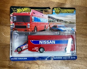 HOT WHEELS TEAM TRANSPORT ‘94 NISSAN 300 ZX GTS & EURO HAULER #73 PREMIUM - Picture 1 of 1