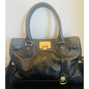 Cole Haan Handtasche Valise Kendra schwarz Leder Satchel Tote Convert Schultertasche - Bild 1 von 14