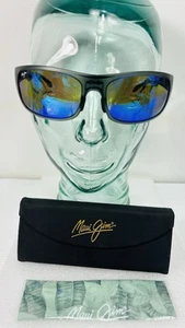 Maui Jim Big Wave Sonnenbrille grau matt mit blau Hawaii polarisiert MJ440-11M - Bild 1 von 19