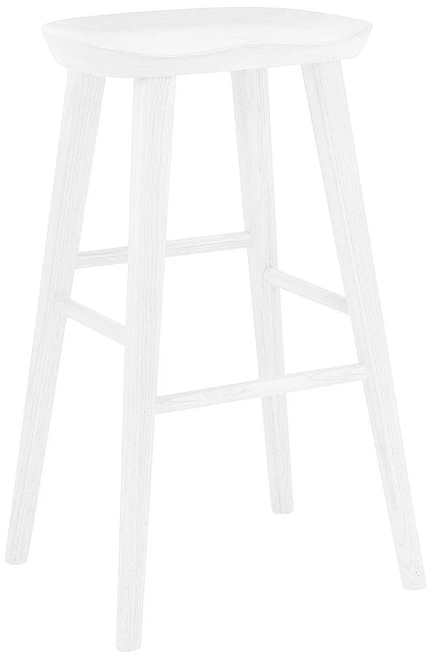Vieno 29 1/2" White Wood Bar Stool - Image 1 of 1