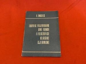 OLD ALBANIA BOOK LUDVIG FOJERBAHU DHE FUNDI I FILOZOFISE KLASIKE 1976 F. ENGELS - Imagen 1 de 7