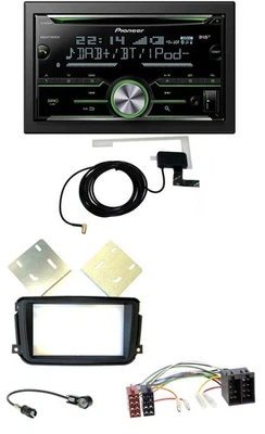 Pioneer CD USB MP3 Bluetooth 2DIN DAB Autoradio für Smart ForTwo 2010-2015 ISO - Bild 1 von 4