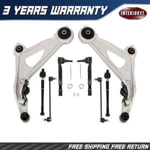 Fit For 2014-19 INFINITI QX60 8Pcs Front Sway Bar Control Arm Ball joint Tie Rod - Picture 1 of 8