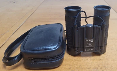 Optus Fernglas 8x21 AT mit Tasche - Bild 1 von 3