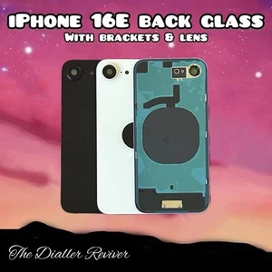 iPhone 16E - Rear Back Glass Replacement With Camera Lens, Frame & Brackets - Picture 1 of 1