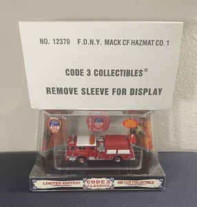 Code 3 Model #12370 FDNY Classic Mack CF Pumper, HazMat Company #1 - Picture 1 of 9