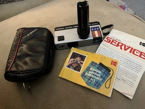 Untested - Kodak Pocket Instamatic 10 Vintage 110 Film Camera Yashica Case - Picture 1 of 4