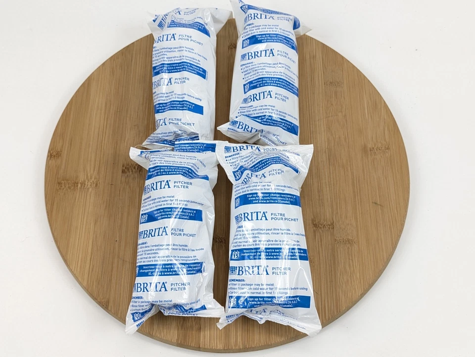 4 Pack Brita Pitcher Filter Refillable Refill Packs Dispensers BPA-Free - Image 1 of 4