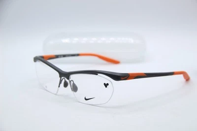 NUEVAS GAFAS NIKE 7401 034 GRIS NARANJA MONTURAS AUTÉNTICAS 58-15 Foto 1 de 4