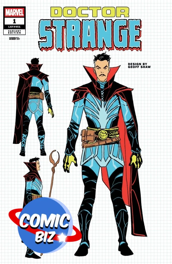 DOCTOR STRANGE #1 (2025) 1ST PRINTING *1:10 SHAW DESIGN VARIANT* MARVEL COMICS - Image 1 of 1
