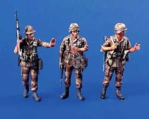 1/35 3pcs Resin Model Kit US Army Sodiers War for Kuwait Unpainted - Picture 1 of 2
