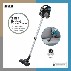 Scopa Elettrica Sauber 600W Senza Sacco 2-in-1 Aspirabriciole Filtro HEPA Cavo 6 - Imagen 1 de 4