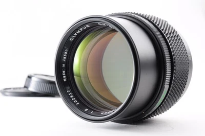 **Almost MINT** Olympus OM-System Zuiko Auto-T 100mm f/2 MF Lens w/ Cap From JPN - Image 1 of 4