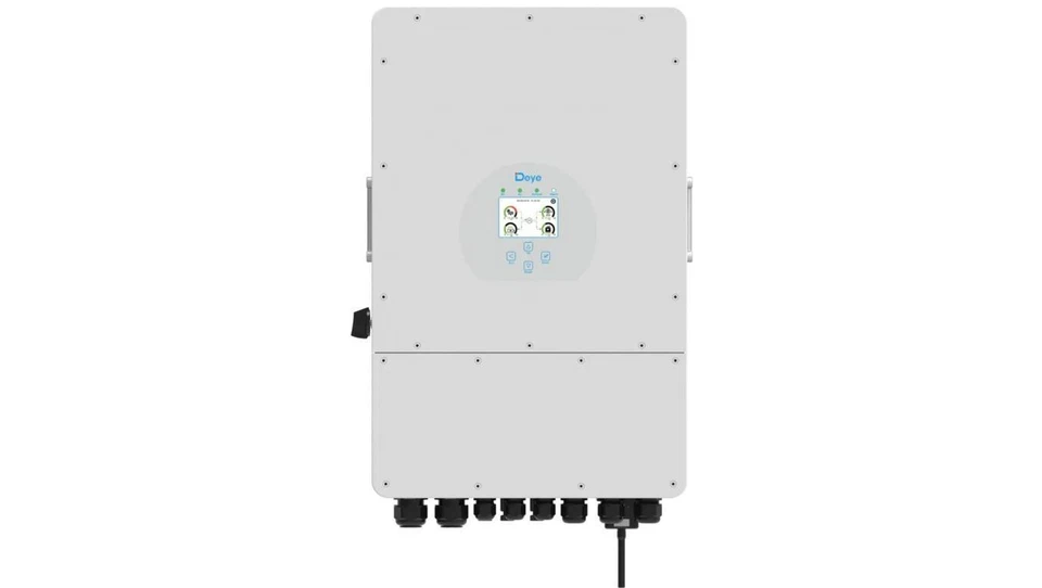Hybrydowy inwerter, falownik sieciowy 3-fazowy 6kW IP65 V-TAC DEYE SUN-6K-SG04LP - Image 1 of 1
