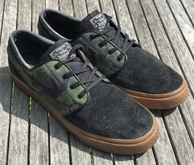 Nike SB Stefan Janoski Men's Skateboarding Shoes Mens 11 Black Camo 633300-031 - Image 1 of 4