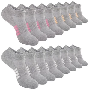 8 Pairs Ankle Socks for Women Running Athletic Cotton Low Cut Socks Cushioned - Picture 1 of 7