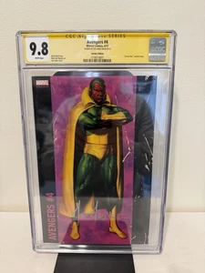Avengers #4 CGC SS 9.8 Joe Jusko Firmado Caja Esquina Variante Visión Cubierta - Imagen 1 de 11