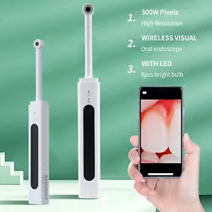 WIFI Oral Dental Intraoral Camera Endoscope HD Wireless 8LED Intra Oral Image au - Picture 1 of 12
