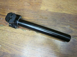 VINTAGE 27.2 x 200 x 0 ZERO SET BACK SEATPOST / PILLAR - BLACK - Picture 1 of 7