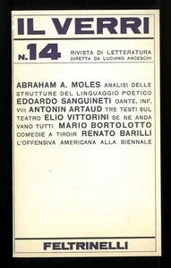 Zeitschrift il verri Nr. 14 1964 Feltrinelli - Bild 1 von 2