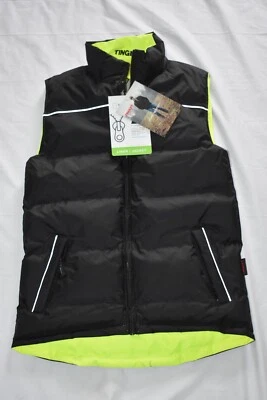 Tingley Workreation Sync System Reversible Insulated Vest Size Small, Lime - Image 1 of 4