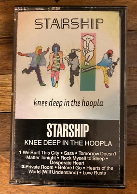 Starship Knee Deep in the Hoopla Cassette Tape, 1985 Grunt Rock, Arena Rock Sara Foto 1 de 3