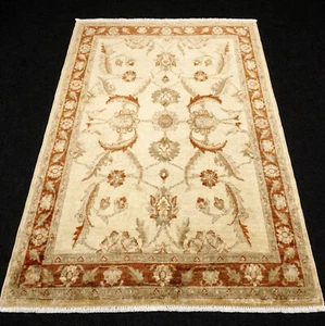 Oriental Rug Ziegler 180 X 123 CM Zigler Beige Red Blumenmuster Hand Knotted - Picture 1 of 10