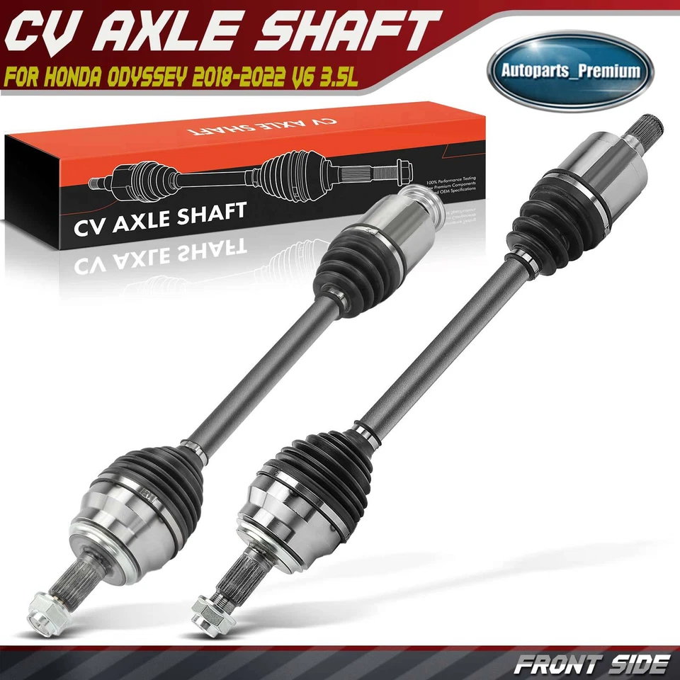 2x Front Left & Right CV Axle Assembly for Honda Odyssey 2018 2019-2024 V6 3.5L - Image 1 of 4