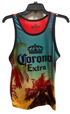 Camiseta sin mangas Corona Extra mediana adulto nueva Foto 1 de 3