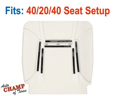 1992-1997 Ford F-250 XLT F250-Driver Side Bottom Seat Foam Cushion 40/20/40 - Image 1 of 4