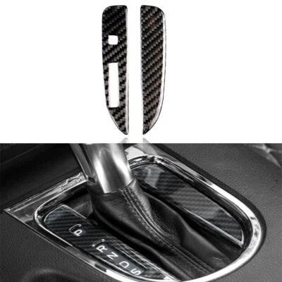 Adhesivo de fibra de carbono para consola de cambio de marchas para Ford Mustang 2015-2017 Foto 1 de 4