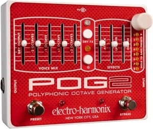 Electro-Harmonix Effects Polyphonic Octave Generator POG2 Red New - Picture 1 of 9