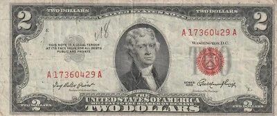 USA 1953 $2.00 Priest/Humphrey #1 - Image 1 of 2
