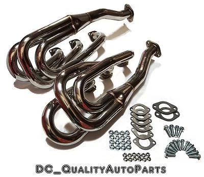 QSC Porsche 911 Stainless Steel Exhaust Header 1 1/2" - Image 1 of 4