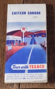 Hoja de ruta de Texasco 1952 del este de Canadá - Imagen 1 de 1