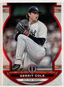 2023 TOPPS TRIBUTE /10 GERRIT COLE - RED PARALLEL