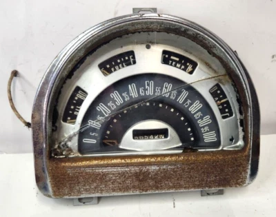 Ford Mainline 1952 52 OEM velocímetro medidor unidad de clúster Foto 1 de 4