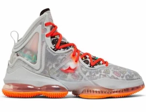 Nike LeBron 19 “fast Food” Men’s 8.5 US - Grey/ Green/ Orange, NEW IN BOX - Picture 1 of 5