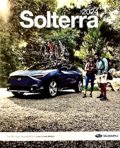 2024 SUBARU SOLTERRA—ELECTRIC EV SUV—DEALER BROCHURE—3 MODELS—28 PAGES—NEW NOS - Bild 1 von 1