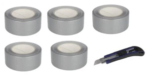 5 cintas de tela cinta blindada 48 mm x 50 m incl. Cuchillo cortador GRATIS - Imagen 1 de 1