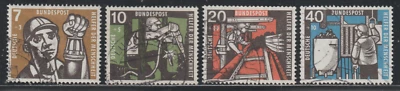 Germany 1957 SC# B356 - B359 - Surtax for independent welfare org. Used Lot# 563 - Image 1 of 2