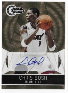 CHRIS BOSH 2011 PANINI TOTALLY CERTIFIED TOTALLY GOLD AUTO AUTOGRAPH CARD #/25! - Picture 1 of 1