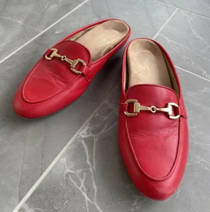 Vionic Adeline Women's Red Leather Comfort Horsebit Mule Shoes Size 8.5, $119 - Picture 1 of 8