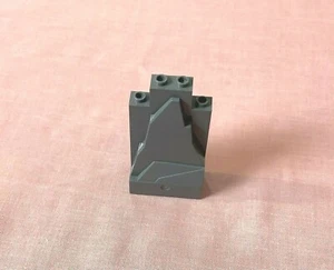 Lego Teilenr. 47847/54782: Dunkelgraue Felsplatte 2x4x6  - Bild 1 von 6