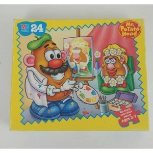 Vintage 1998 Milton Bradley Mr. Potato Head 24 Piece Puzzle 100% Complete - Picture 1 of 10